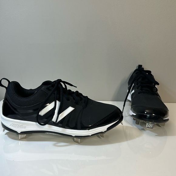 New Balance Tupelo v2 Mens 8 D White Metal Baseball Cleats LTUPETW2 New Balance Men main image 3